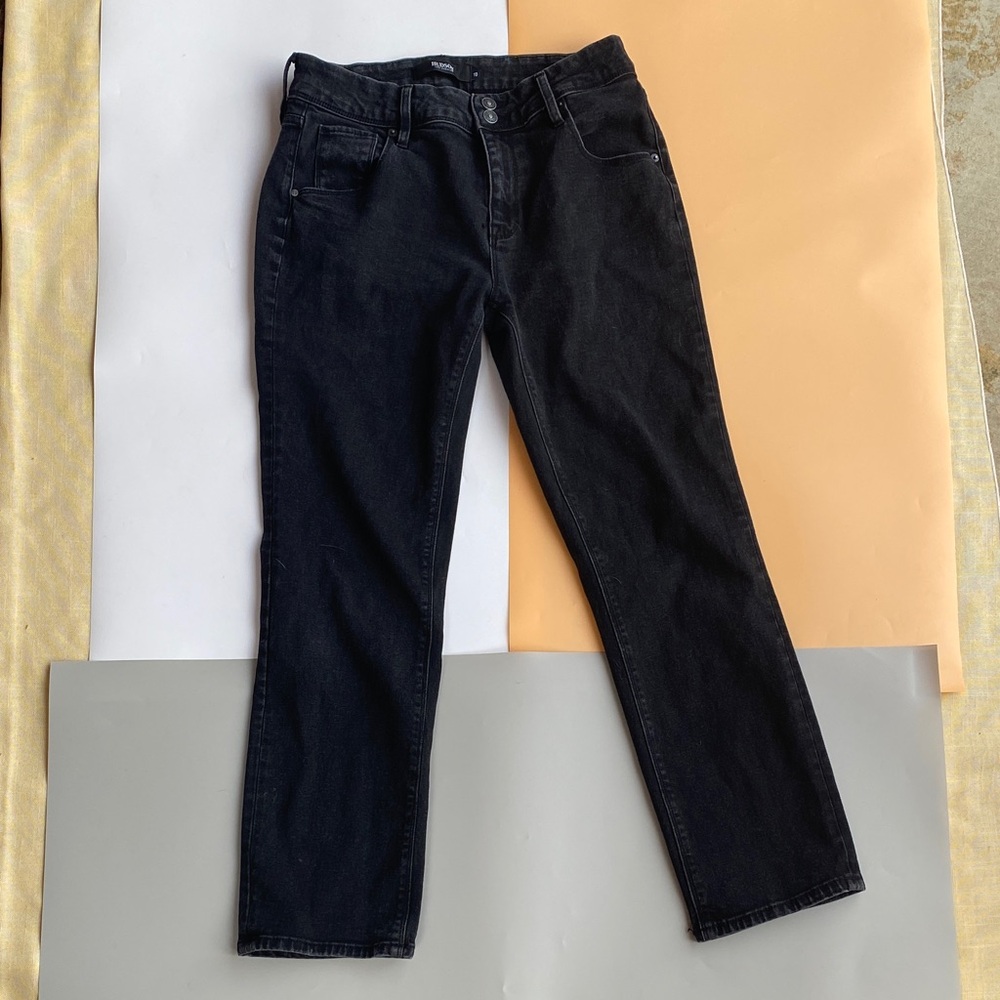 Hudson Jeans Women's Straight Leg in Classic Black